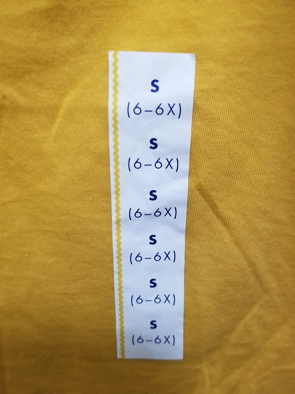 Cat & Jack Small Yellow Short Sleeve Tee with Pink & Purple Sequin Chevron